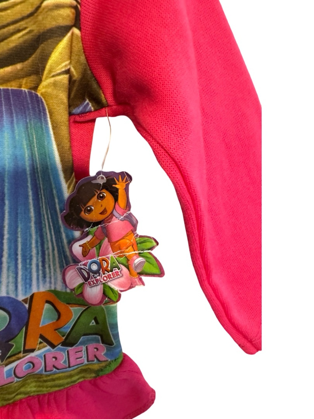 Y2K Dora the Explorer Long Sleeve Ruffle Top Girls Size 3T NWT - Picture 3 of 9
